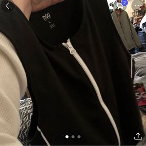 Front zip workout shirt